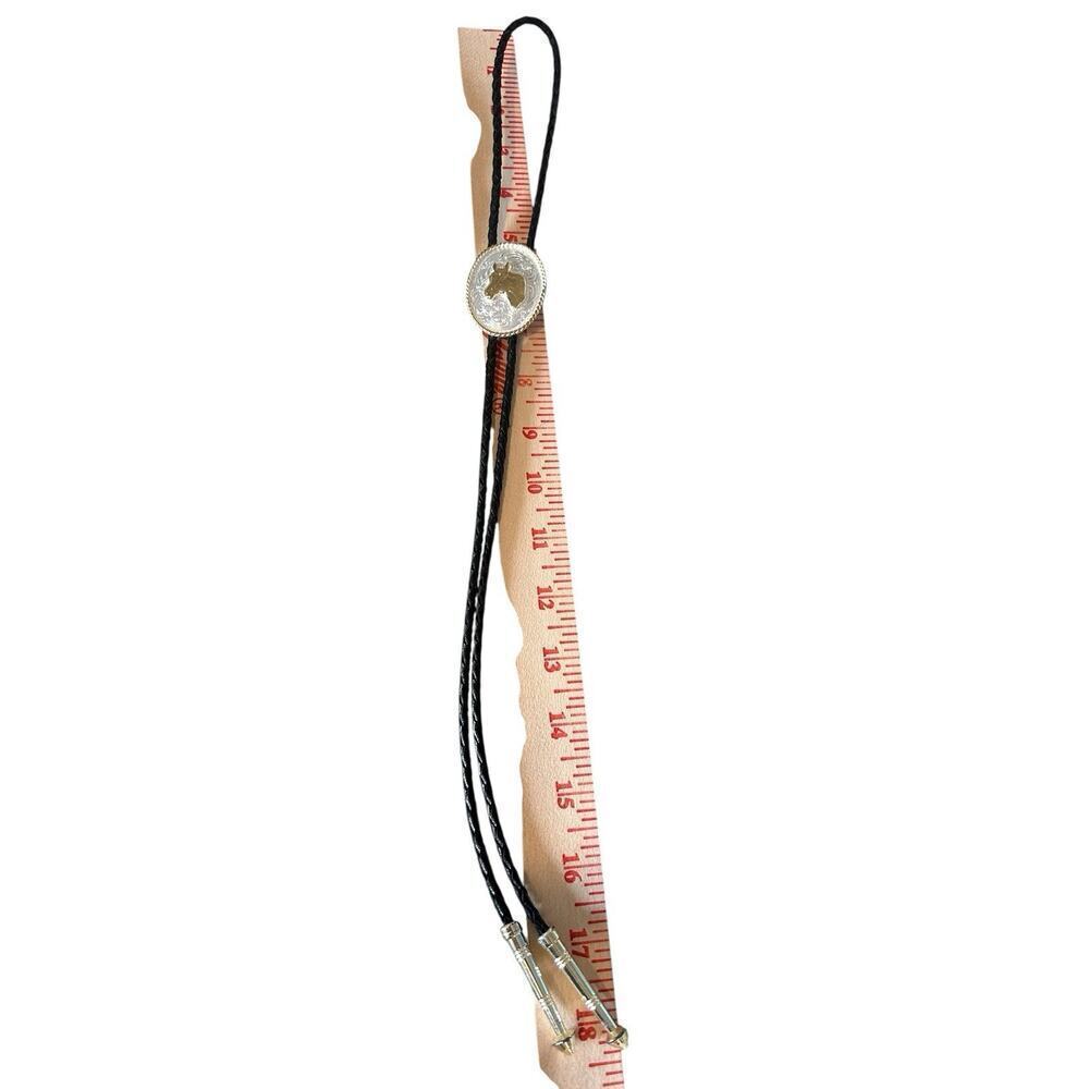 Montana Silversmiths Horse Head Bolo Tie Men’s Western Tye Equestrian Accessory - Picture 5 of 8